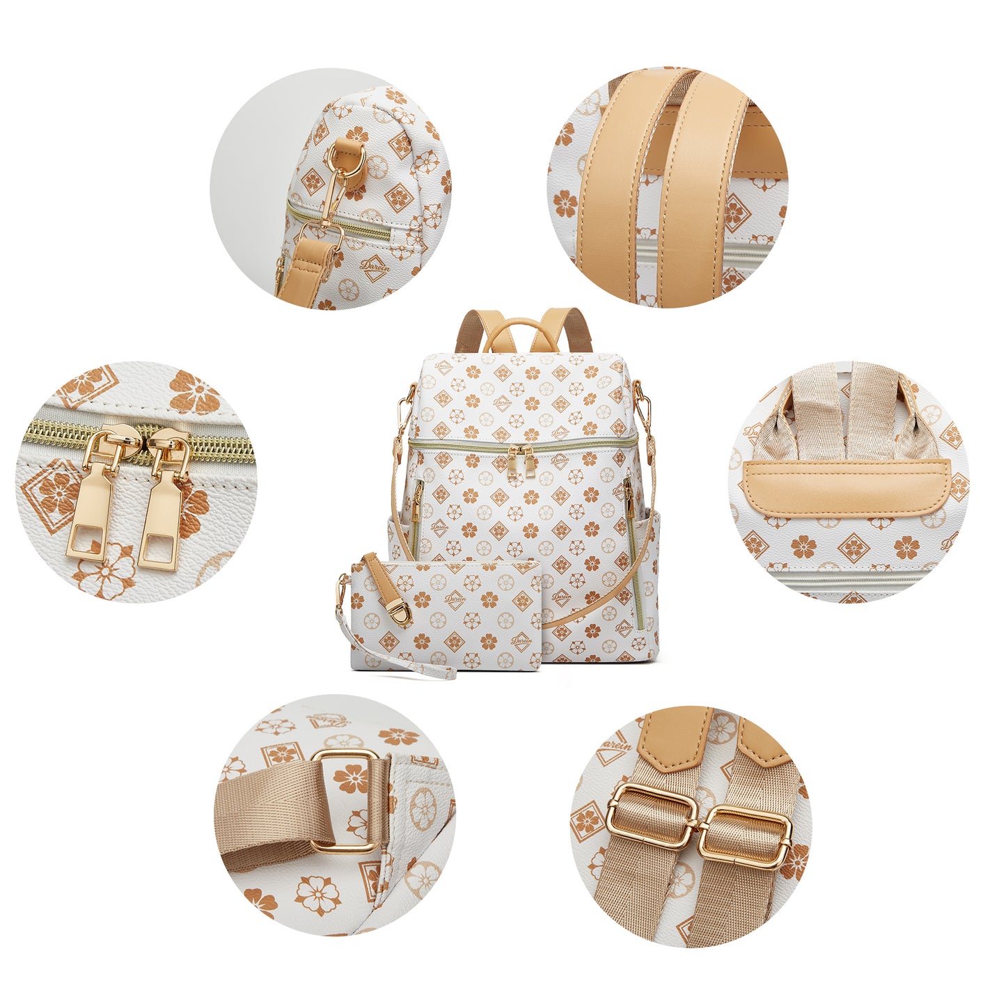 Backpack Purse for Women Teacher Bag Womens Backpacks Leather Travel Backpack Fashion