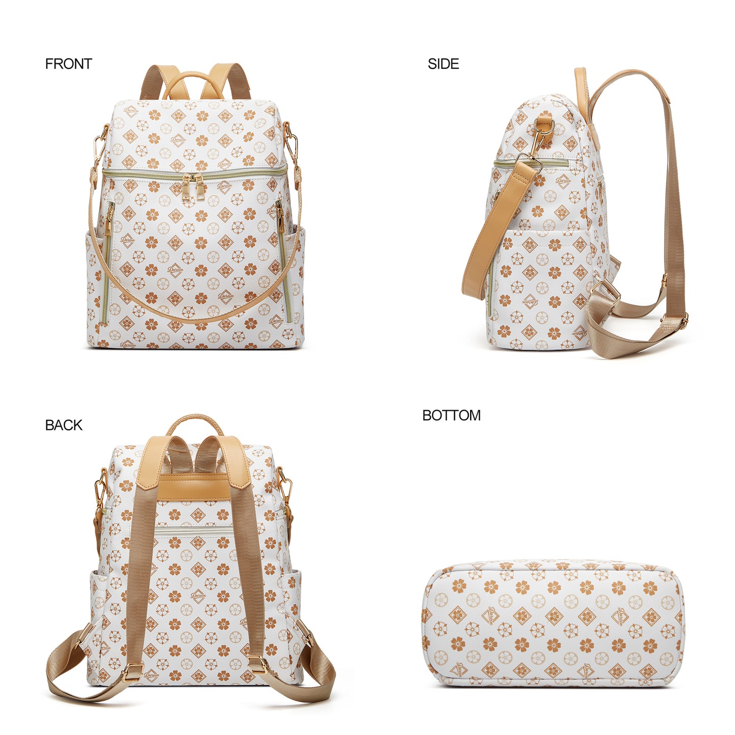 Backpack Purse for Women Teacher Bag Womens Backpacks Leather Travel Backpack Fashion